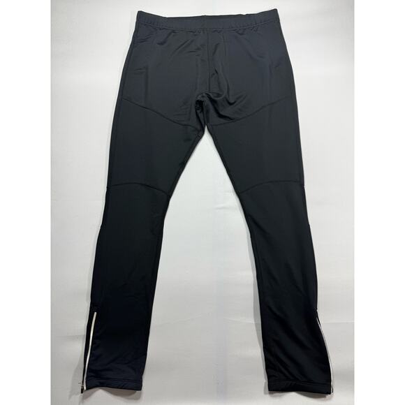 Cory Vines Men's Interior Drawstring Ankle Zip Black Athletic Pants - Size L - Picture 1 of 5